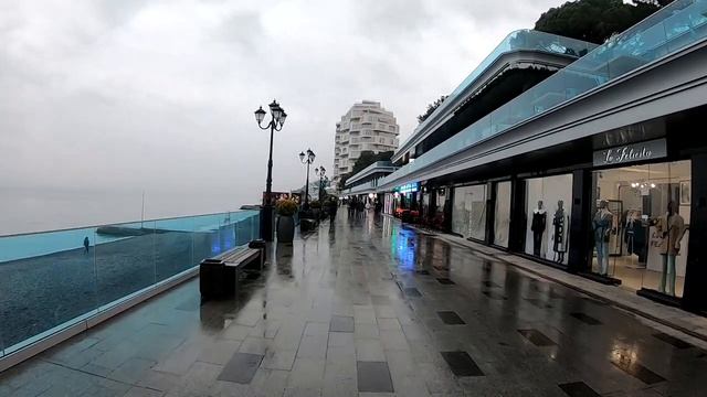 #282 Зимняя вечерняя Ялта. В Ялте потеплело, в Ялте тает снег. Прогулка по Приморскому парку. Крым смотреть онлайн