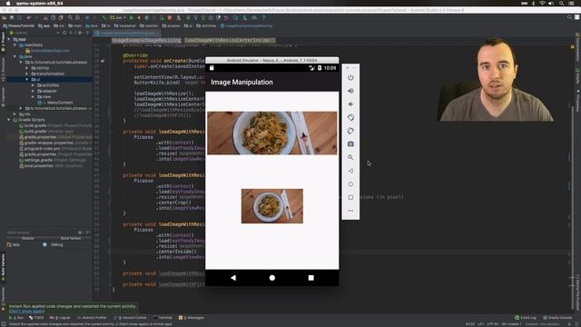 Picasso Tutorial — Image Resizing, Scaling and fit() смотреть онлайн