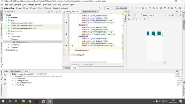 Basic Linear Layout + ScrollView смотреть онлайн