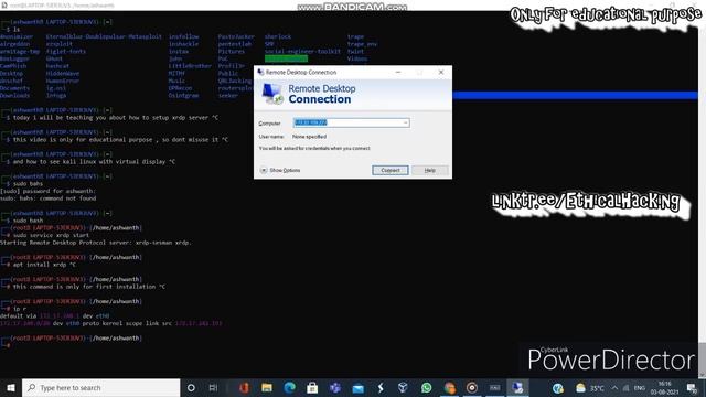 How to get virtual display for kali linux using xrdp server . смотреть онлайн