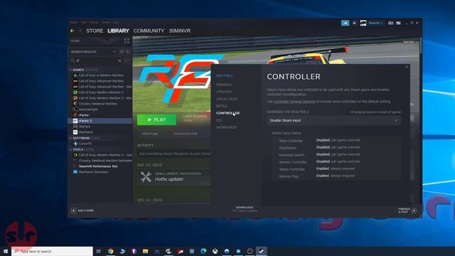 FIX rFACTOR 2 NOT REGISTERING WHEEL AND PEDALS!