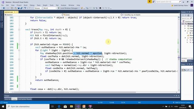 7.2. Ray-tracing implementation in C++/OpenGL/GLSL смотреть онлайн
