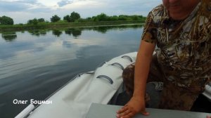 Тест на живучесть лодки пвх, Badger Air Line 420.Test the vitality of the boats PVC.