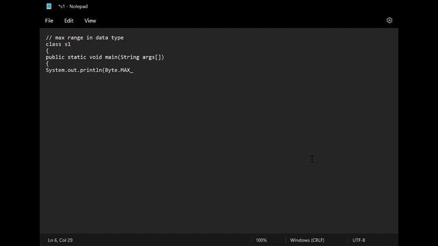 max range of data type in java смотреть онлайн