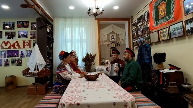 "Есть любовь..." старинный казачий романс исп. участники народного ансамбля казачьей песни "Атаман" смотреть онлайн