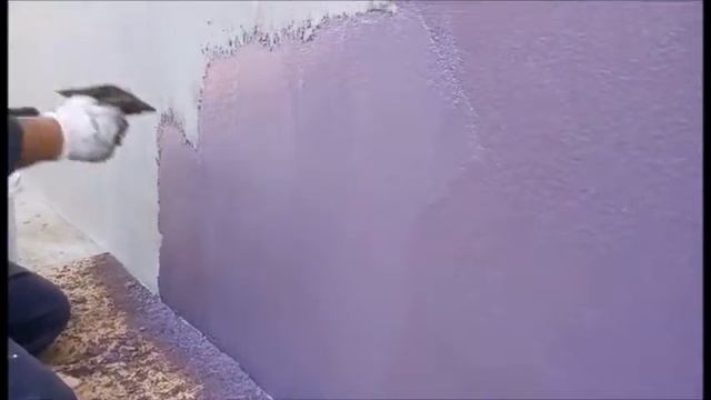 нанесение мозаичной штукатурки кварц смотреть онлайн