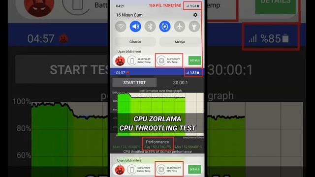SAMSUNG A72 PİL TESTİ / BATTERY TEST смотреть онлайн