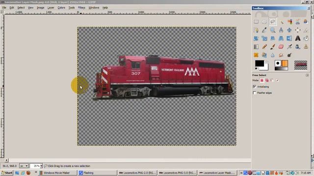 Photoshop in Blender: 3 - Creating an Alpha Mask (Gimp) смотреть онлайн