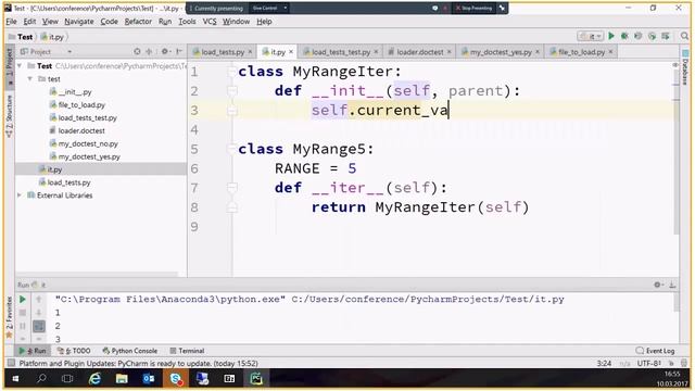 Илья Меркин, видеокурс по Python, лекция 09 (10.03.2017) смотреть онлайн