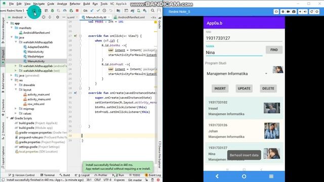 Volley library, CRUD on database server using the help of JSON web service - Android Kotlin смотреть онлайн