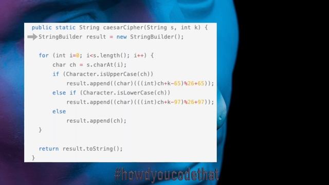 Caesar's Cipher Java Coding Challenge | HackerRank | Edabit | How'd You Code That? смотреть онлайн