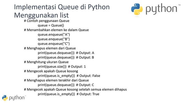 Struktur Data Queue Di Pyhton смотреть онлайн