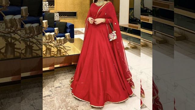 beautiful Red colour long dress designs ideas #Red colour смотреть онлайн