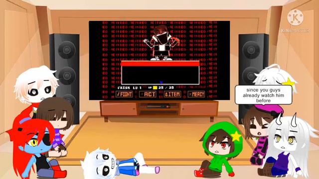 Undertale&StoryShift react to Hacker Ending VHS!SANS ANIMATION смотреть онлайн