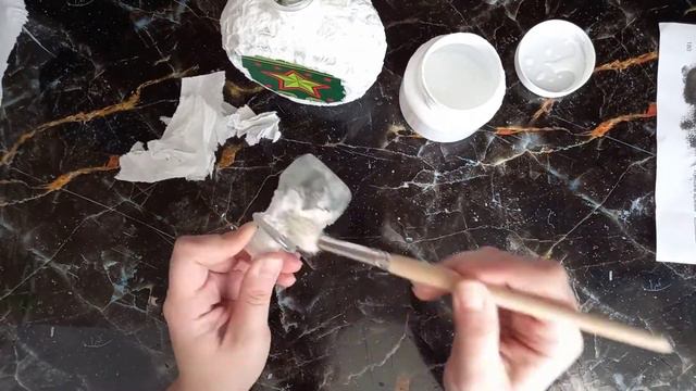 Декор мужской бутылки своими руками. 23 Февраля смотреть онлайн