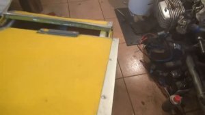 Капот самодельного мотобуксировщика. ( Мотособаки)