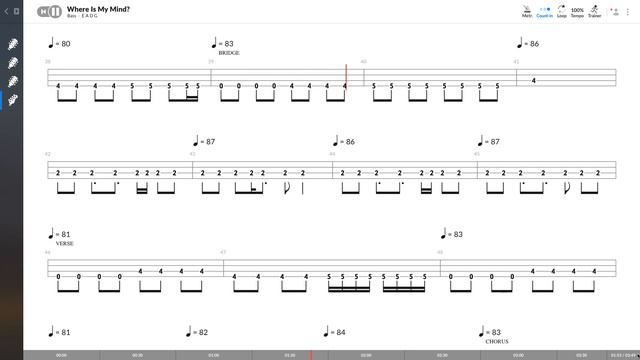 Pixies - Where Is My Mind (BASS TAB PLAY ALONG) смотреть онлайн