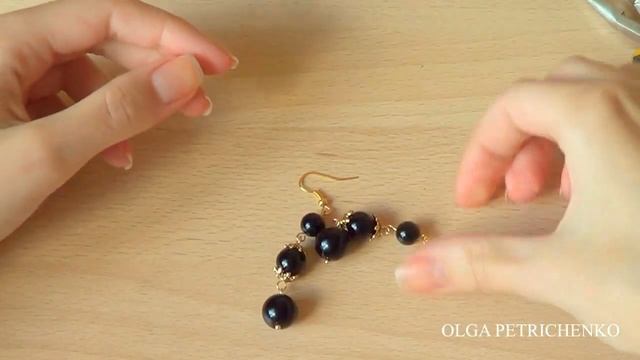 Делаем серьги и браслет из агата.Earrings and bracelet made of agate. смотреть онлайн