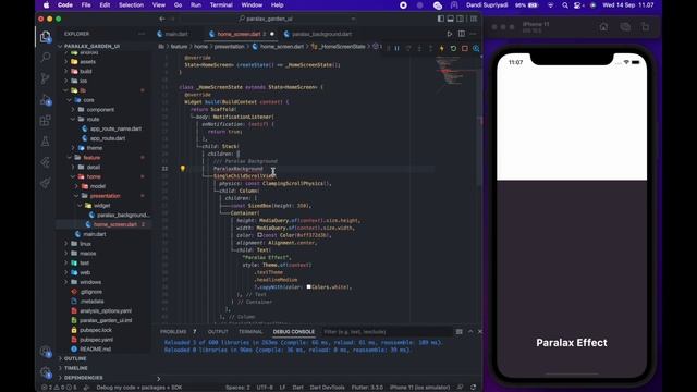 Flutter UI - Parallax Effect / Speed Code смотреть онлайн