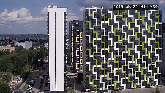 Стройка ЖК Летний сад (2 камера) 22 июля 2019 г смотреть онлайн