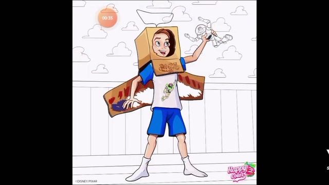 "TO INFINITI & BEYOND!!!" DISNEY'S TOY STORY SPEED COLORING (LOOPED!!!) смотреть онлайн