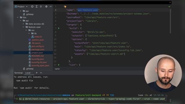 Full Stack like a Pro: backend with NestJS, Prisma, Graphql, NX Monorepo pt2 смотреть онлайн