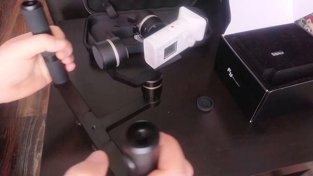 Двуручный держатель для стабилизатора Feiyu Tech G5GS для экшн камеры Sony смотреть онлайн