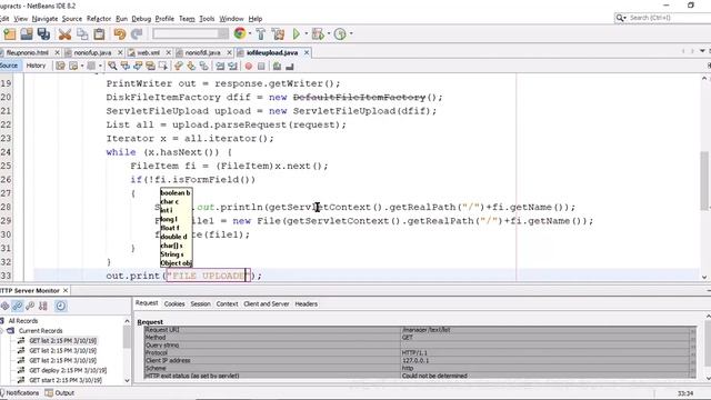 Enterprise Java Tutorial: Create a Servlet application to upload and download a file. смотреть онлайн