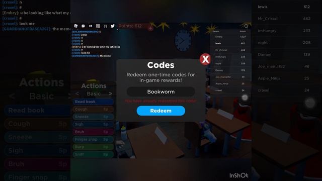 CODES FOR “The Presentation Experience “ (ROBLOX) смотреть онлайн
