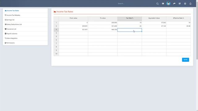 1. Perfex CRM Modules - HR Payroll - Settings - Income Tax Rates смотреть онлайн