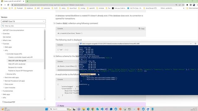 Episode 08 - 4.First Service Using .NET CORE With MongoDB