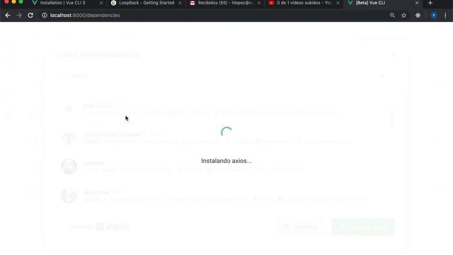 3. Instalar dependencias en vue смотреть онлайн