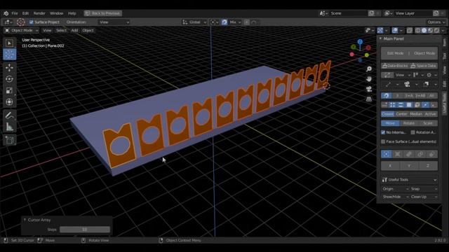 Object Matrix With Reference To The 3D Cursor - Free Addon for blender смотреть онлайн