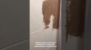 Жидкие обои в ванной. Нижний Новгород