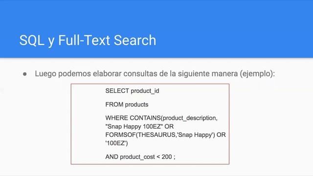 Discusión: Text search y Json en SQL смотреть онлайн