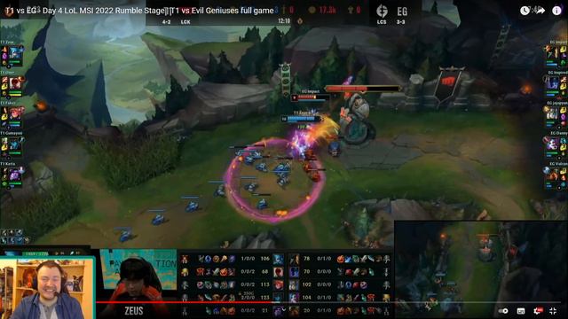 T1 против EG | ДЕНЬ 4 Rumble MSI 2022 | LoLesports League of Legends LCK смотреть онлайн