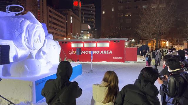 Sapporo Evening Sightseeing Walking Tour - Hokkaido Japan [4K/HDR/Binaural] смотреть онлайн