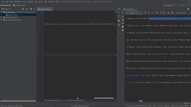 Web Scrape Google News with Python Requests and Beautiful Soup | Part 2 #webscraping #python смотреть онлайн