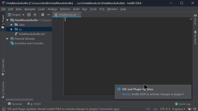 12 HolaMundo con Kotlin CURSO Android con Java y Kotlin 2019 смотреть онлайн