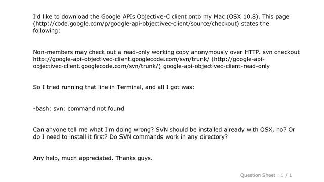 iOS : How to download google code from SVN onto Mac смотреть онлайн