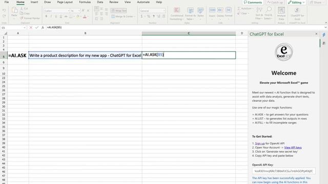 ChatGPT Integration For Microsoft Excel | How To Use Chat GPT | Excel Add-in