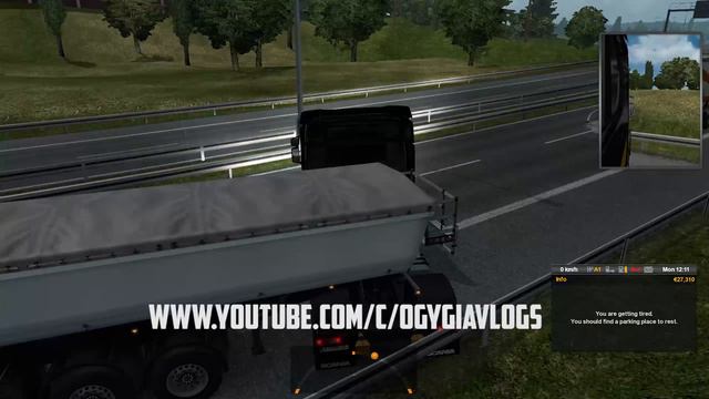 Euro Truck Simulator 2 - Traffic accident blocking the highway! EP:002 | Ogygia Vlogs🇺🇸 смотреть онлайн