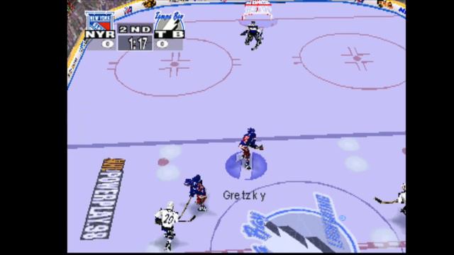 NHL Powerplay 98 - Game 4 (1-0 Win) First Round - NY Rangers vs Tampa Bay (PS1) смотреть онлайн