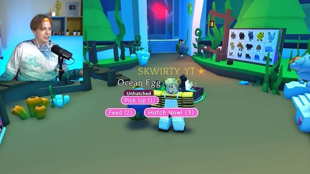 Открываю 100 ОКЕАНСКИХ Яиц в Адопт Ми! ?? (Роблокс) смотреть онлайн