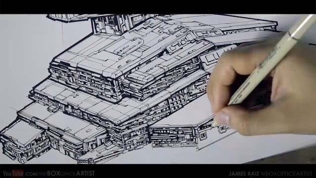 A STAR WARS STORY EPISODE 7: DRAWING SPACE BATTLES смотреть онлайн