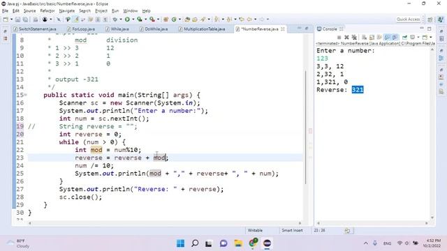 Java Basic 16 While and do while Example смотреть онлайн