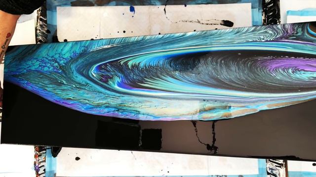 Beautiful Multi Waterfall Pour Acrylic Paint Pouring смотреть онлайн