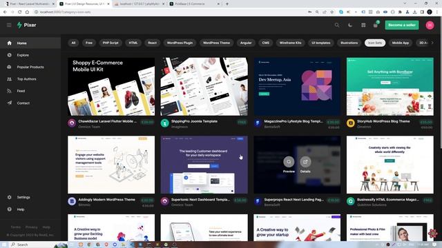 Pixer - React Laravel Multivendor Digital Marketplace | Digital product store смотреть онлайн