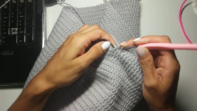 Чехол на стул. Как связать чехол? смотреть онлайн