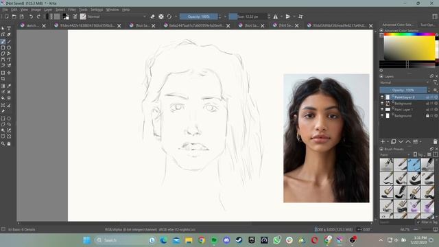 Krita daily sketch / 15 minutes sketch on Krita ? смотреть онлайн